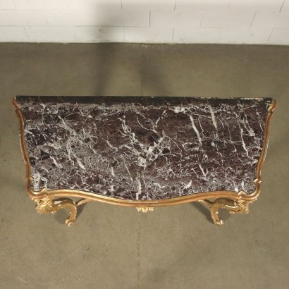 Eclectic Console Marble Italy 19th Century