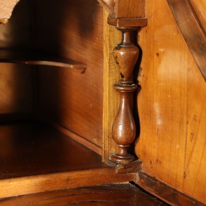 Baroque Drop-Leaf Secretaire Turned Into a Cupboard Italy 18th Century