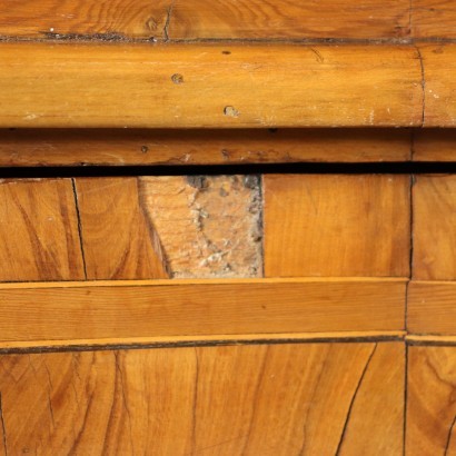 Baroque Drop-Leaf Secretaire Turned Into a Cupboard Italy 18th Century