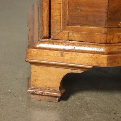 Baroque Drop-Leaf Secretaire Turned Into a Cupboard Italy 18th Century