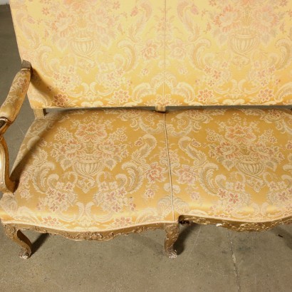 Revival Sofa Padded Italy 20th Century