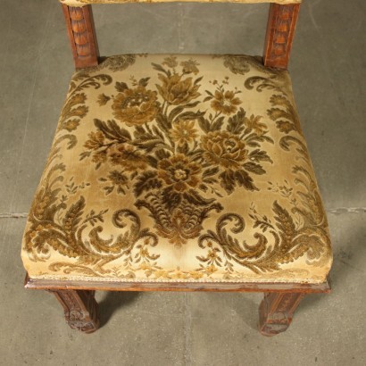 Group of 8 Neo-Renaissance Revival Chairs Italy 20th Century