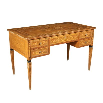 antique, desk, antique desks, antique desk, antique Italian desk, antique desk, neoclassical desk, 19th century desk