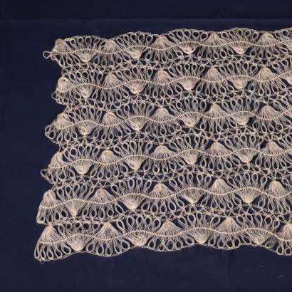Wool Shawl WIth Fork Processing Italy 20th Century