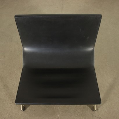 Formanova Armchairs Leatherette Chromed Metal Foam Italy 1970s