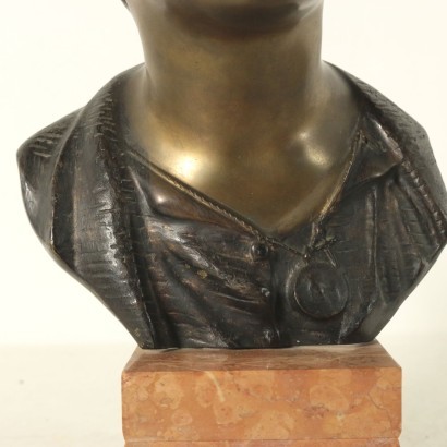 Gamin Des Rues Giovanni De Martino (1870-1935/38) Bronze Naples Italie