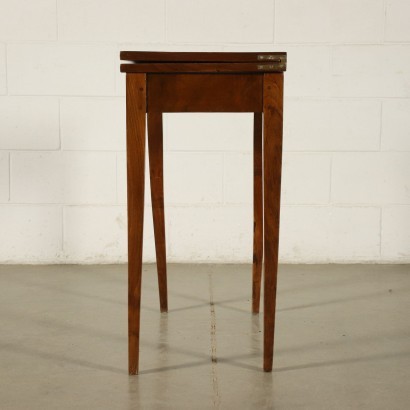 Revival Game Table Walnut Italy 20th Century