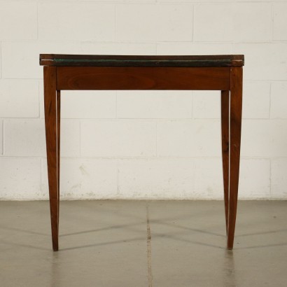 Revival Game Table Walnut Italy 20th Century