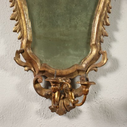 Pair of Lombard Barocchetto Mirrors Italy 18th Century