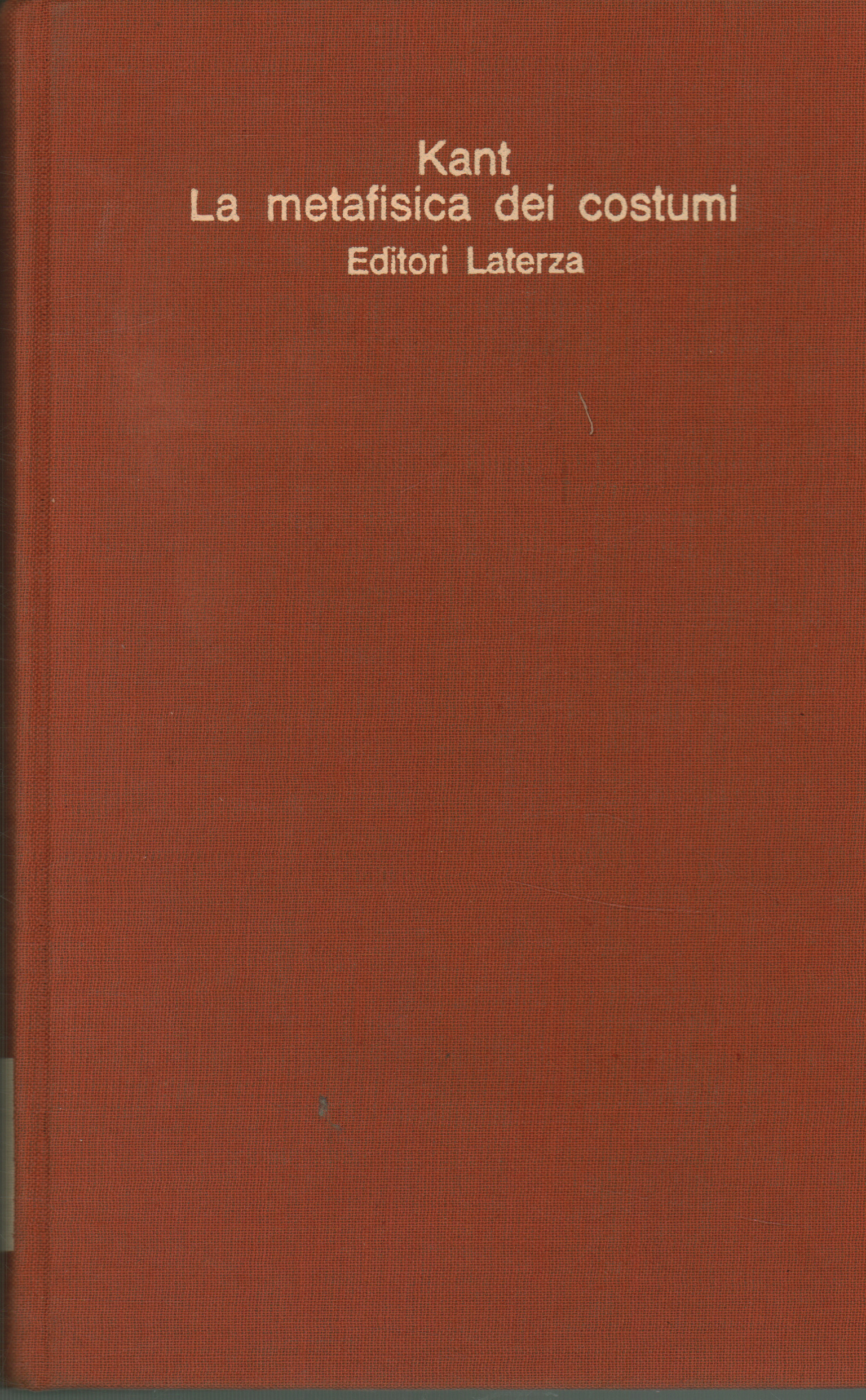 La metafisica dei costumi, Immanuel Kant