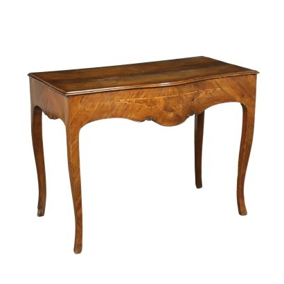 Console Rococo Noyer Érable Toscane Italie 18ième Siècle