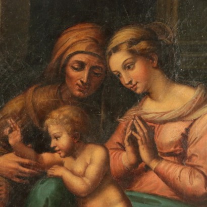Madonna of Divine Love, copie par Raphael