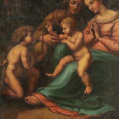 Madonna of Divine Love, copie par Raphael