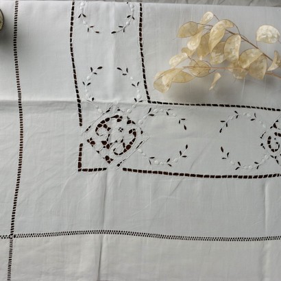 Double Bedsheet With 2 Pillowcases Flax Italy 20th Century