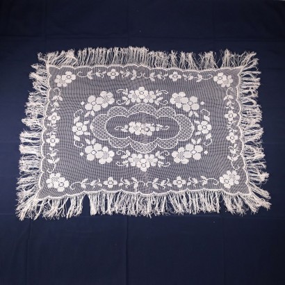 Filet Shawl Cotton Italy 20th Century