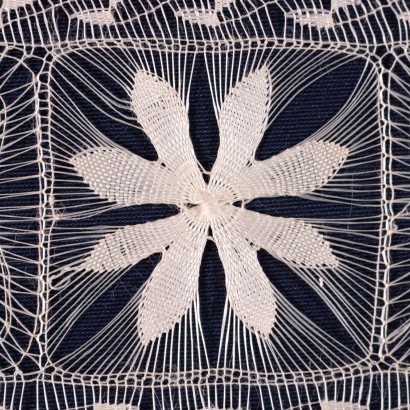 Tenerife Stitching Veil Cotton Italy 20th Century