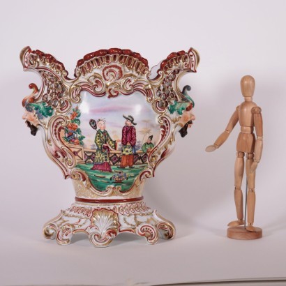 antigüedades, jarrón, jarrones antiguos, jarrón antiguo, jarrón italiano antiguo, jarrón antiguo, jarrón neoclásico, jarrón del siglo XIX, jarrón de porcelana