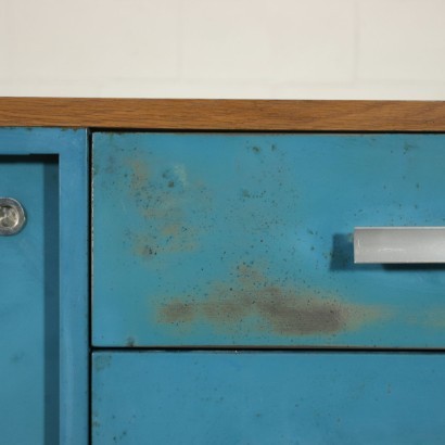 George Nelson Sideboard Teak Veneer Enamelled Metal United States 1960