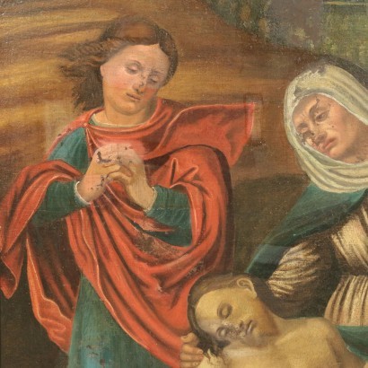 arte, arte italiano, pintura italiana antigua, Lamentación sobre Cristo muerto