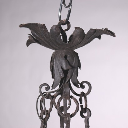 Iron Chandelier Italy 20th Century