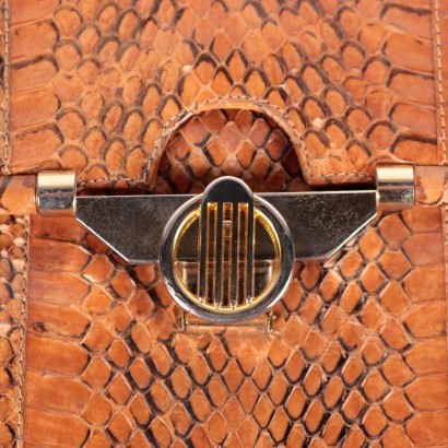 Vintage Reptile Purse Leather 1960s