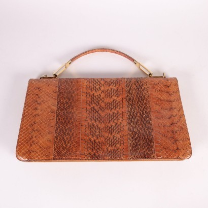 Vintage Reptile Purse Leather 1960s