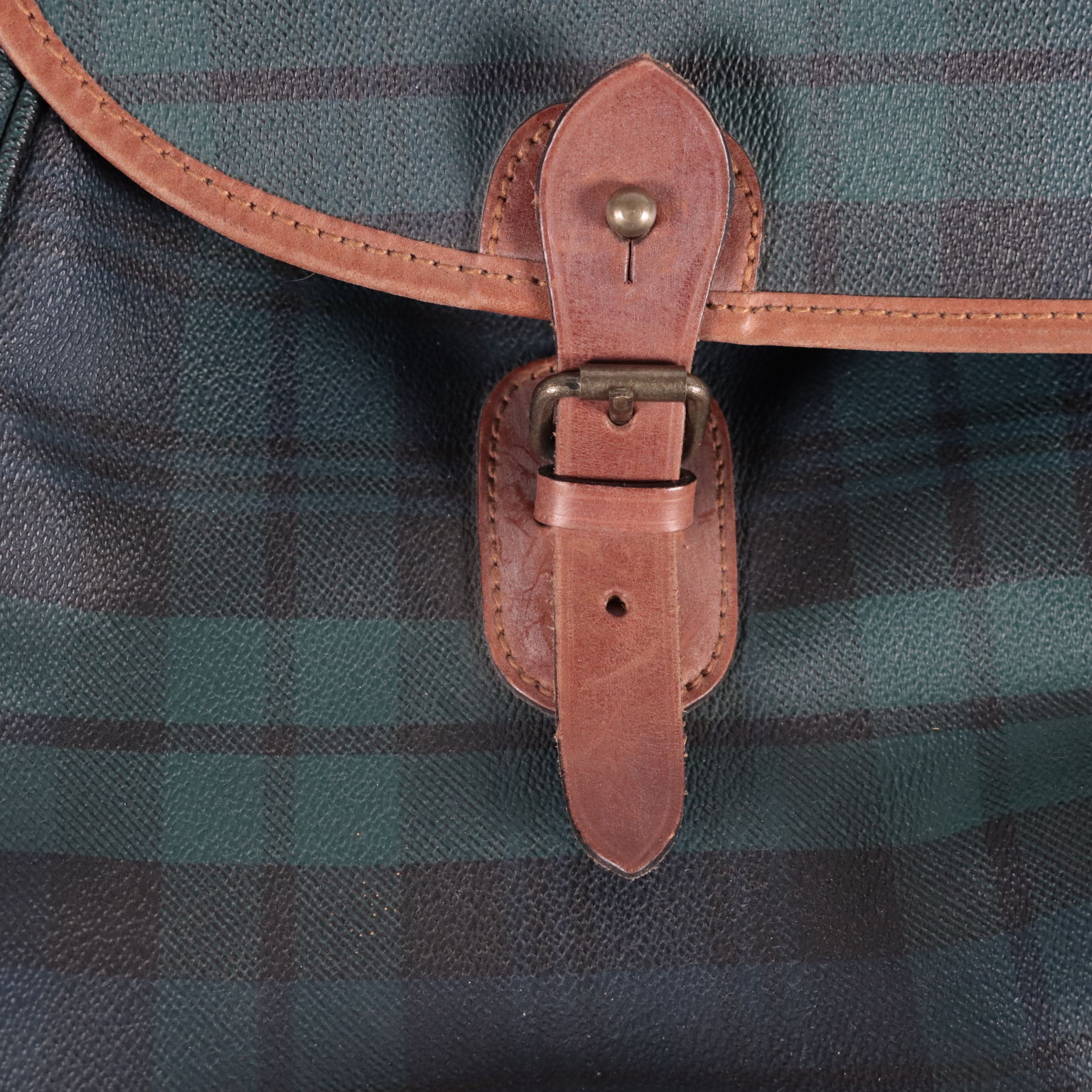 Vintage Polo Ralph Lauren Bag Leather Oil Cloth 1980s Vintage Polo Ralph Lauren Bag Leather Oil Cloth 1980s