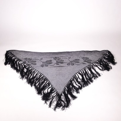 Black Shawl Cotton Italy 20th Century