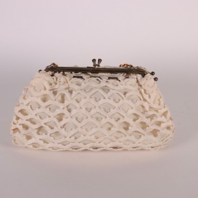 Vintage Crochet Summer Bag Cotton 1960s