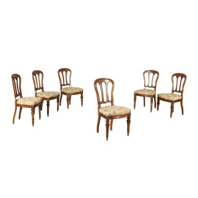 Group of Six Umbertine Chairs