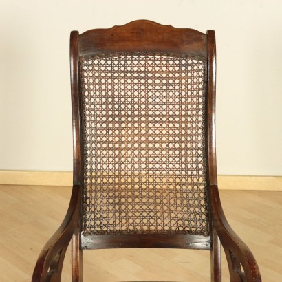 Rocking Armchair Beech Italy 19th Century