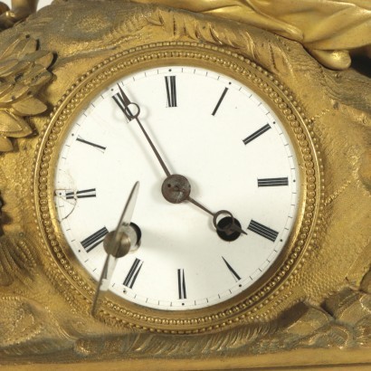 Gilded Bronze Table Clock France 19th Century