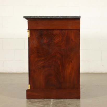 Restoration Chest Of Drawers Mahogany Sessile Oak Marble France 1825