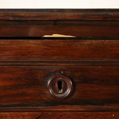 Commode Umbertine Peuplier Naples Italie Fin 19ème Siècle