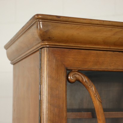 Revival Showcase Walnut Italy 20th Century