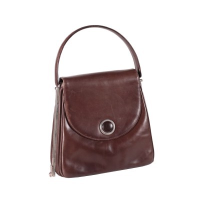 Vintage Handtasche Leder Italien 1960er-1970er