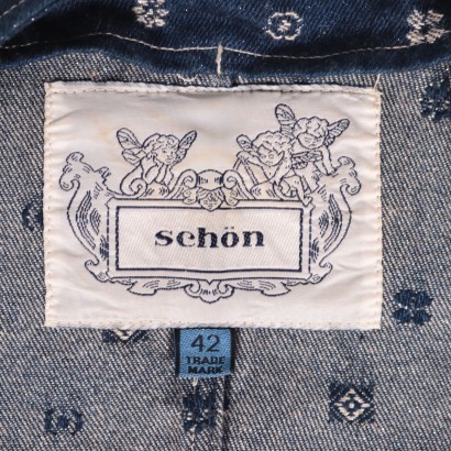 Mila Schön Jeans Anzug Gr. 42 Italien