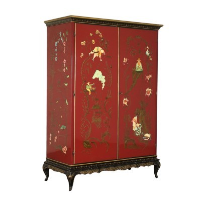 Chinoiserie Style Wardrobe Italy 20th Century