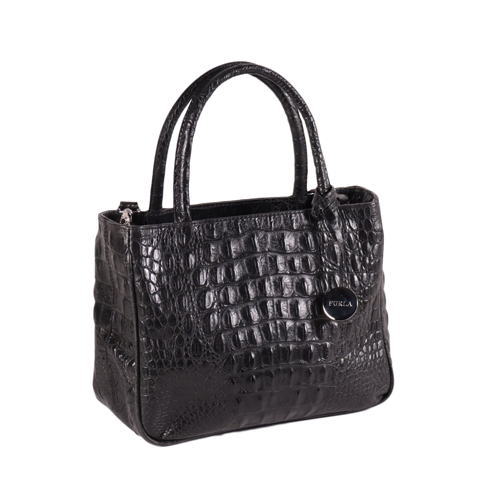 Vintage Furla Bag Leather Italy Bologna 1990s Clothing House Linens Vintage dimanoinmano