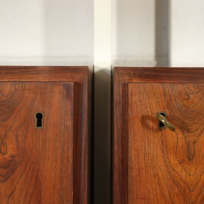 Bookcase Veneered Wood Lacquered Wood Italy 1960s