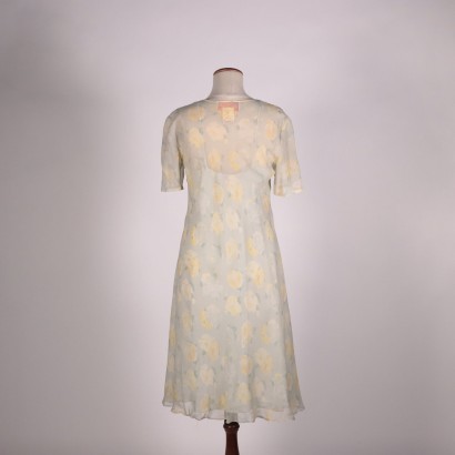 Vintage Les Copains Silk Dress Italy 1990s