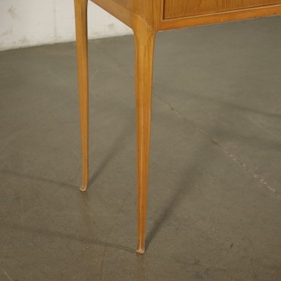 Writing Desk Sessile Oak Veneer Italy 1950s