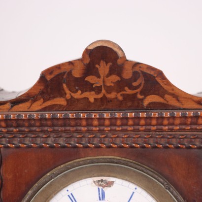 Horloge de Table Fréres Zoller Bois Vienne Dernier quart '800