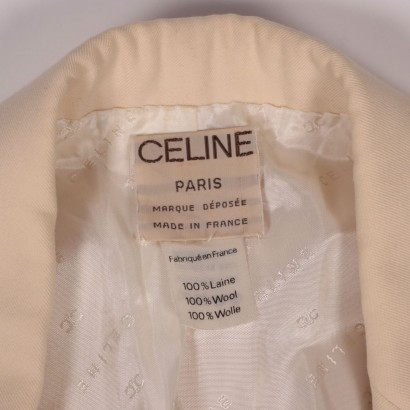 Vintage Celine Blazer Wool Paris France 1980s