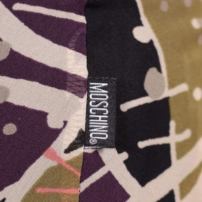 moschino, moschino jeans, gonna in seta, gonna moschino, secondhand, moda sostenibilità,Gonna in Seta Moschino Jeans