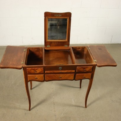 Revival Vanity Mahogany Italy 20th Century