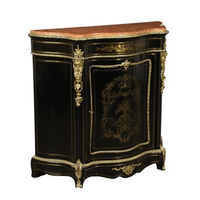 Napoleon III Cupboard Bronze Marble France 3rd Quarter 19th Century