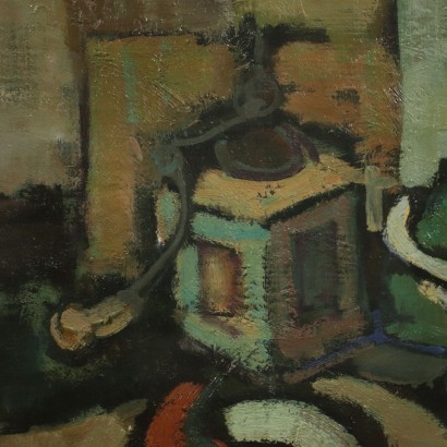 Giampietro Maggi Oil on Canvas Milan 20th Century