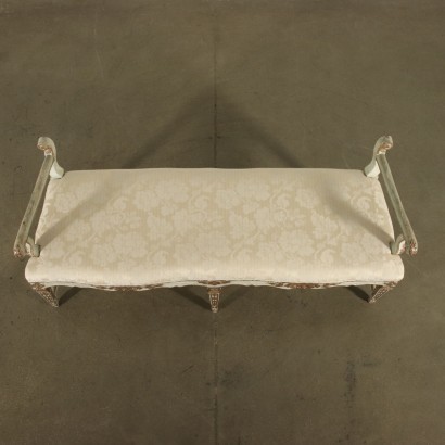 Neoclassical Bench Spruce Lime Italy XVIII Century