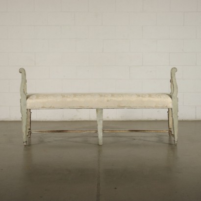 Neoclassical Bench Spruce Lime Italy XVIII Century